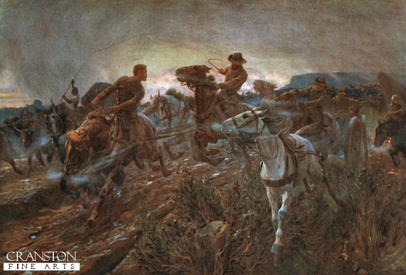 The Retreat of the Boer Artillery to Paardberg by John Charlton