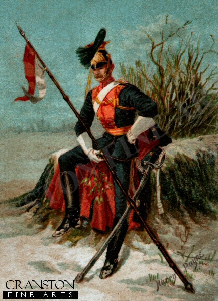 The British Army - 5th (Royal Irish) Lancers by Harry Payne. (PC)