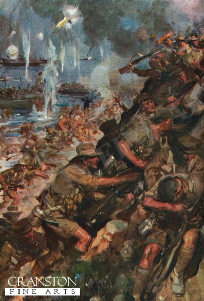 Australian Imperial Force at Gallipoli by Cyrus Cuneo
