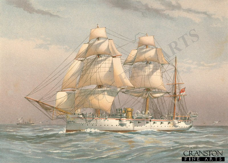 HMS Calliope by W Fred Mitchell (P)