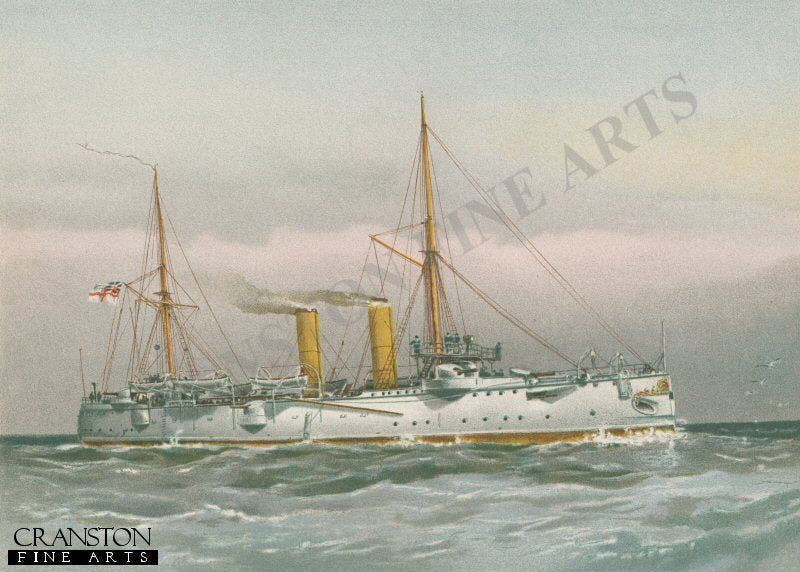 HMS Magicienne by W Fred Mitchell (P)