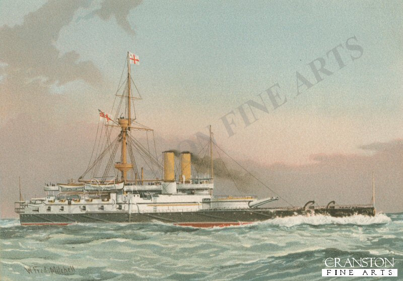 HMS Victoria by W Fred Mitchell (P)