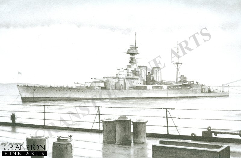 HMS Hood by Ivan Berryman