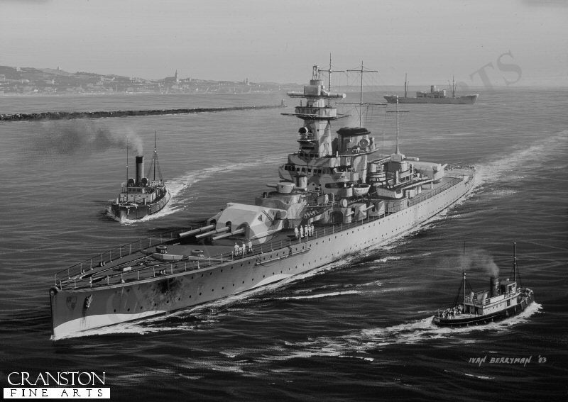 Admiral Graf Spee by Ivan Berryman (AP)