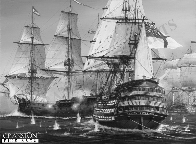 HMS Royal Sovereign by Ivan Berryman. (P)