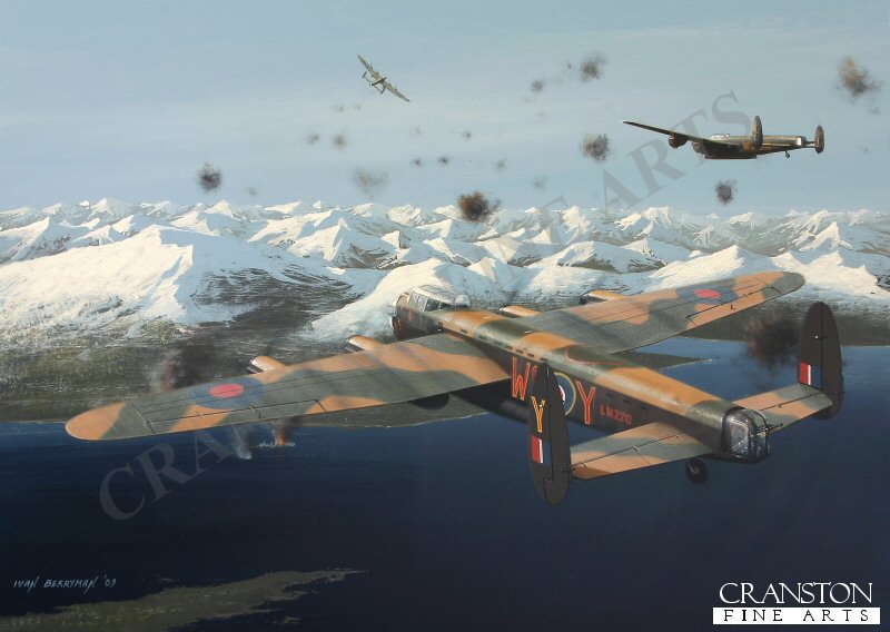 Raid on the Tirpitz by Ivan Berryman. (GS)