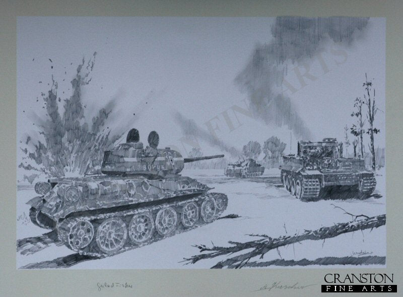 Michael Wittmann - Battle of Kursk by Jason Askew. (P)