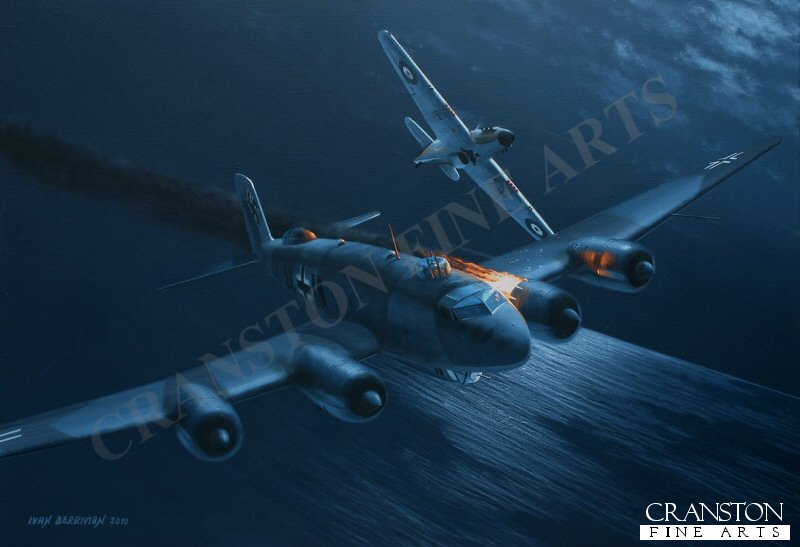 Tribute to Squadron Leader Derek Ward by Ivan Berryman. (GS)