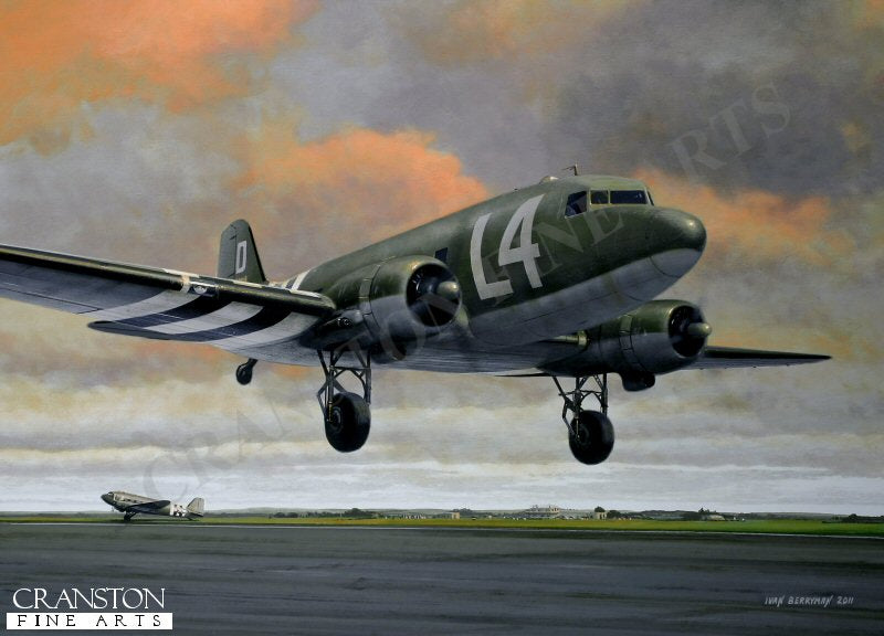 101st Airborne en route to Normandy by Ivan Berryman. (PC)