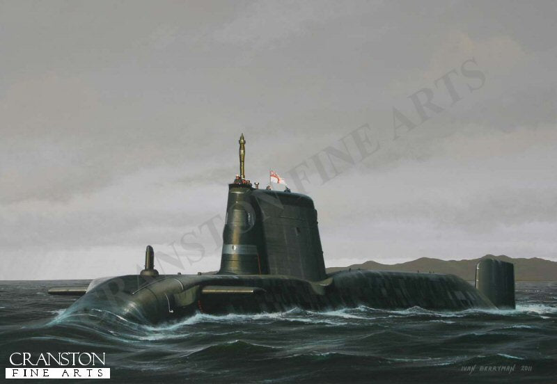 HMS Astute by Ivan Berryman. (APB)