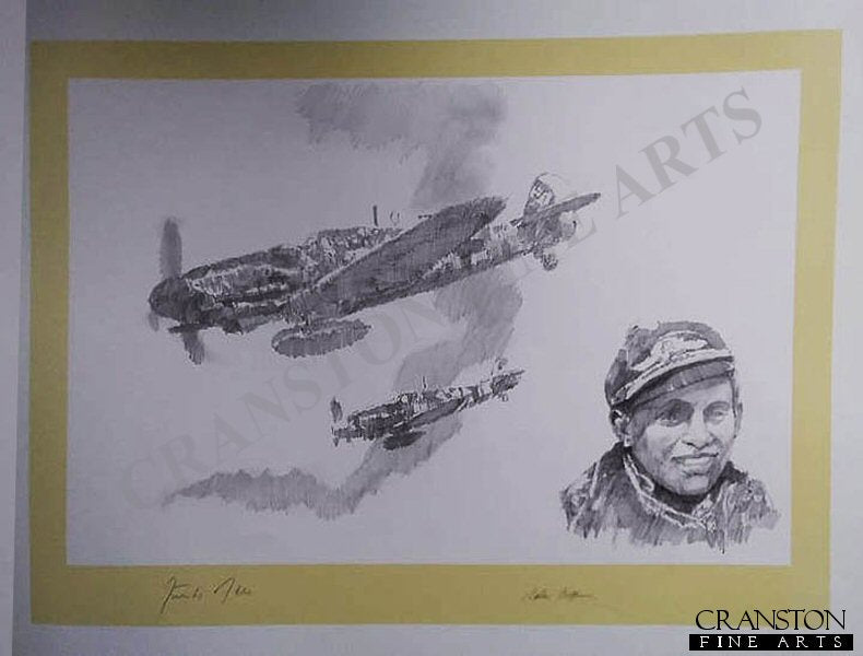 Erich Hartmann - Me109 Ace by Jason Askew. (P)