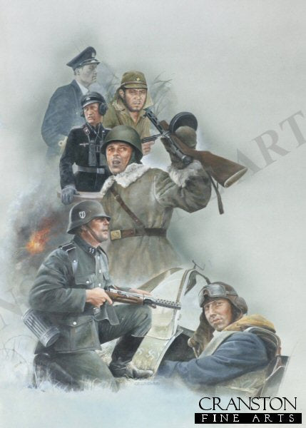 Original art work for the book A Time of War Vol II, Come Evil Days by Chris Collingwood.
