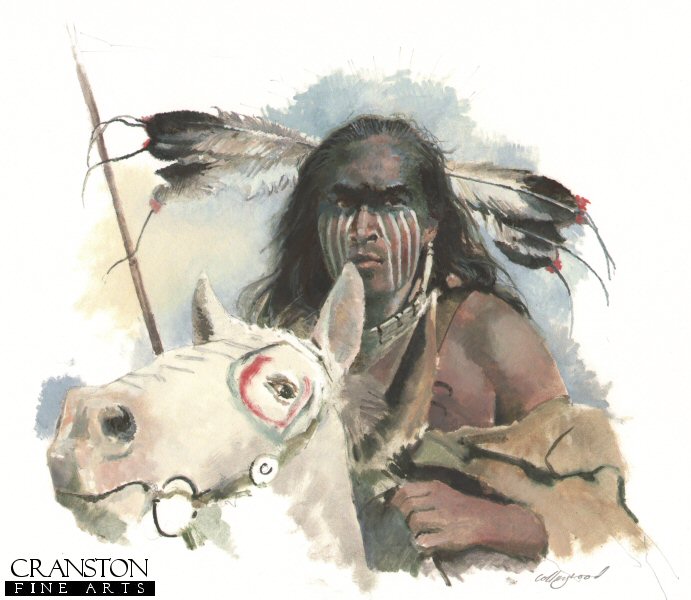 Comanche Warrior c.1840s by Chris Collingwood. (P)