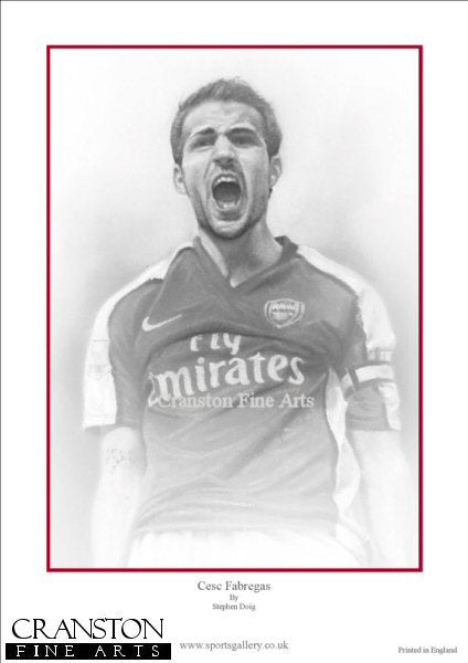 Cesc Fabregas - Arsenal by Stephen Doig.