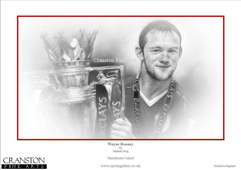 Wayne Rooney - Manchester United by Stephen Doig.