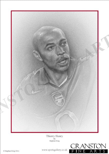 Thierry Henry by Stephen Doig.