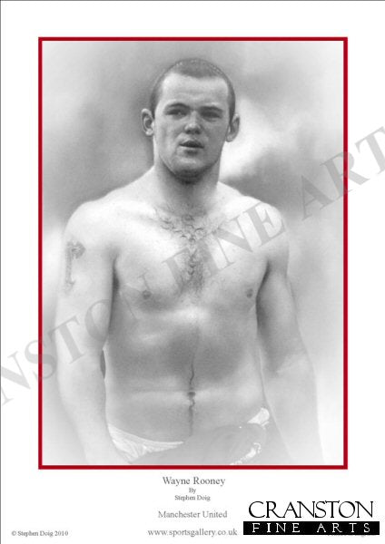 Wayne Rooney - Manchester United by Stephen Doig.