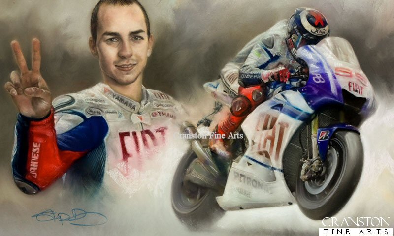 No.99 Jorge Lorenzo by Stephen Doig. (P)
