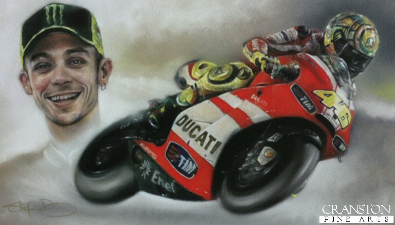 Valentino Rossi - Ducati 2011 by Stephen Doig. (P)