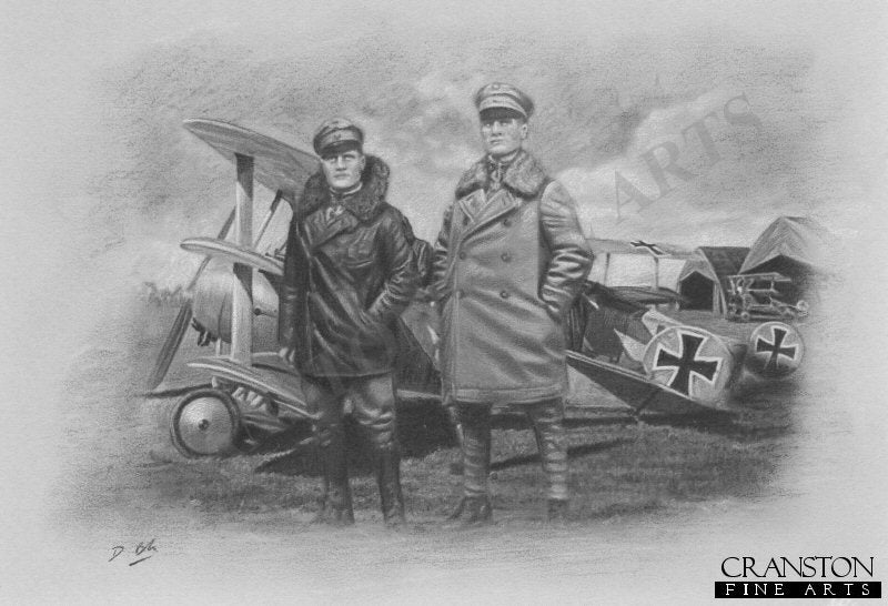 Manfred and Lothar von Richthofen by Darren Baker. (P)