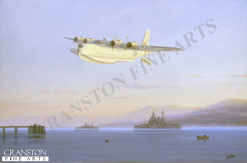 Sunderland Over the Gareloch by Geoff Lea (P)