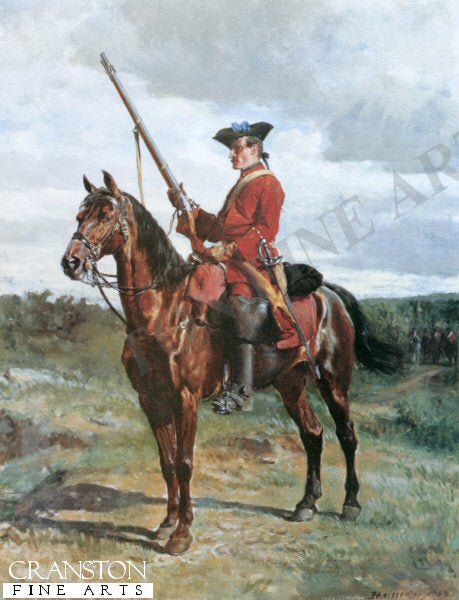 La Vedette Des Dragons Sous Louis XV by Jean Louis Ernest Meissonier.
