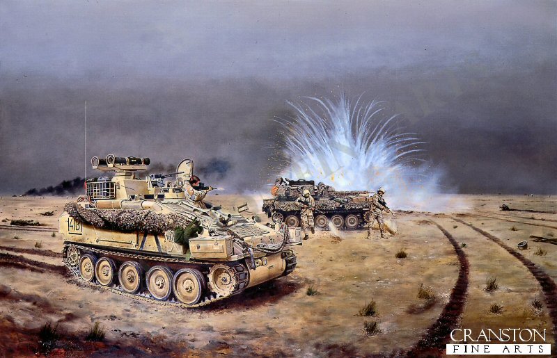 Reconnaissance Group Action, 3rd Fusiliers Battle Group by David Rowlands. (AP)
