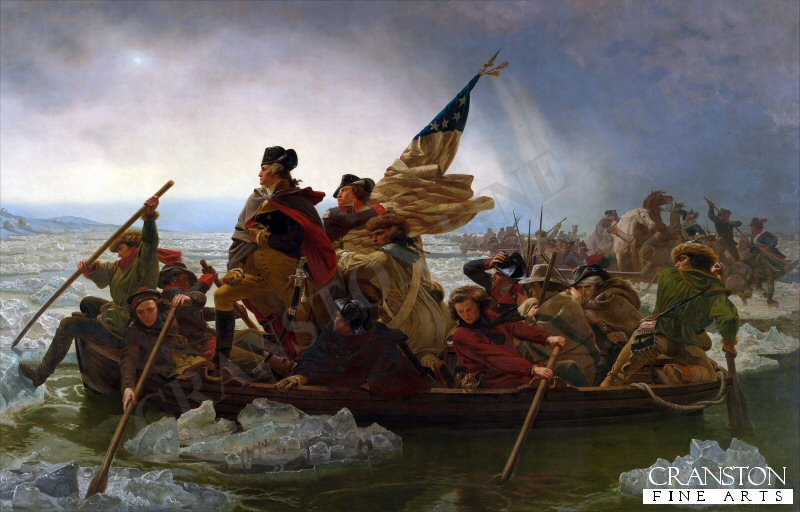 Washington Crossing the Delaware by Emanual Gottlieb Leutze. (GS)