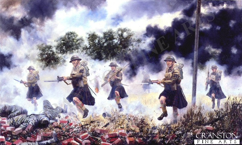 The Queens Own Cameron Highlanders by David Rowlands. (AP)