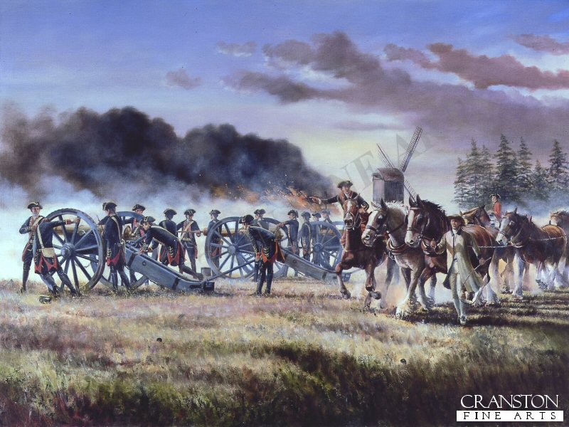 The Battle of Minden, 1st August 1759 by David Rowlands. (AP)