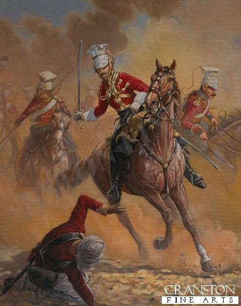 Officer 16th Lancers India, 1846 by Mark Churms. (AP)