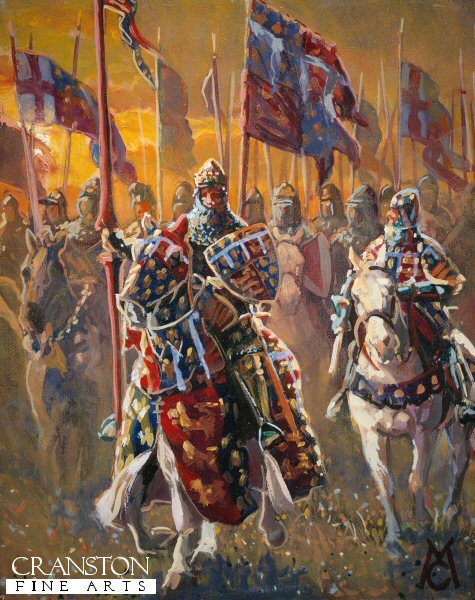 The Black Prince Before the Battle of Crecy by Mark Churms. (AP)