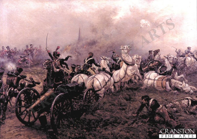The Capture of A French Battery by Ernest Crofts. (GL)