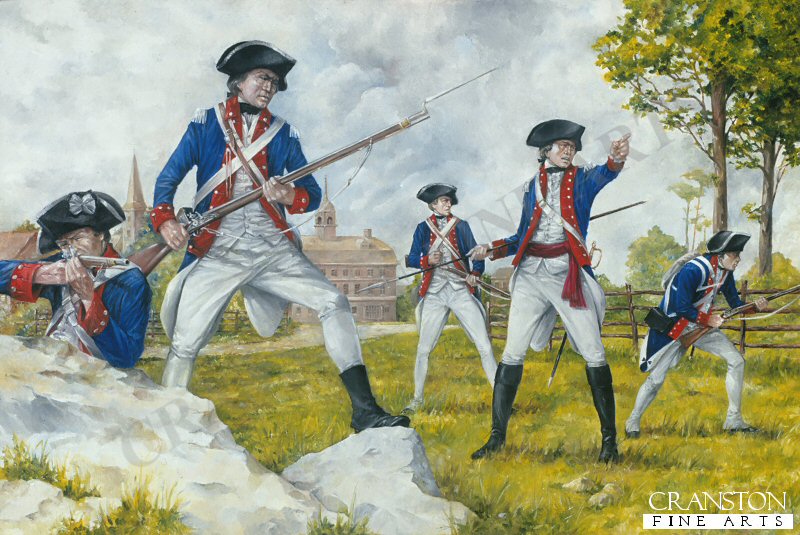 2nd Maryland Regiment at the Guildford Courthouse 1781 by Brian Palmer (AP)