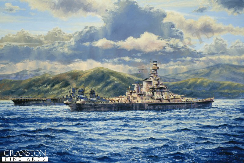 USS Indiana, First Tour of Duty by Anthony Saunders (GS)