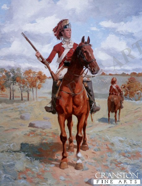 17th Light Dragoons, 1780 by Jim Lancia. (P)