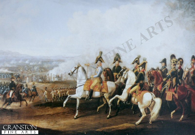 Austrian Generals Watching the Battle by Albrecht Adam (GL)