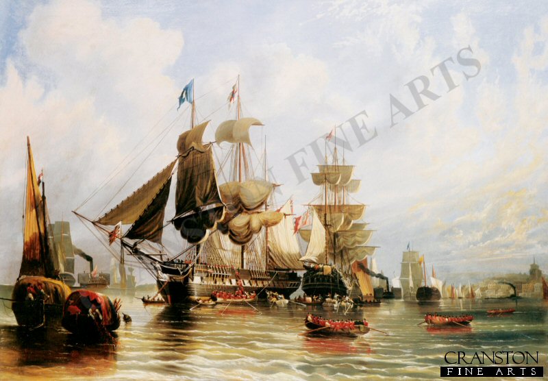 Troops Embarking for the Crimea by William Stuart (GS)