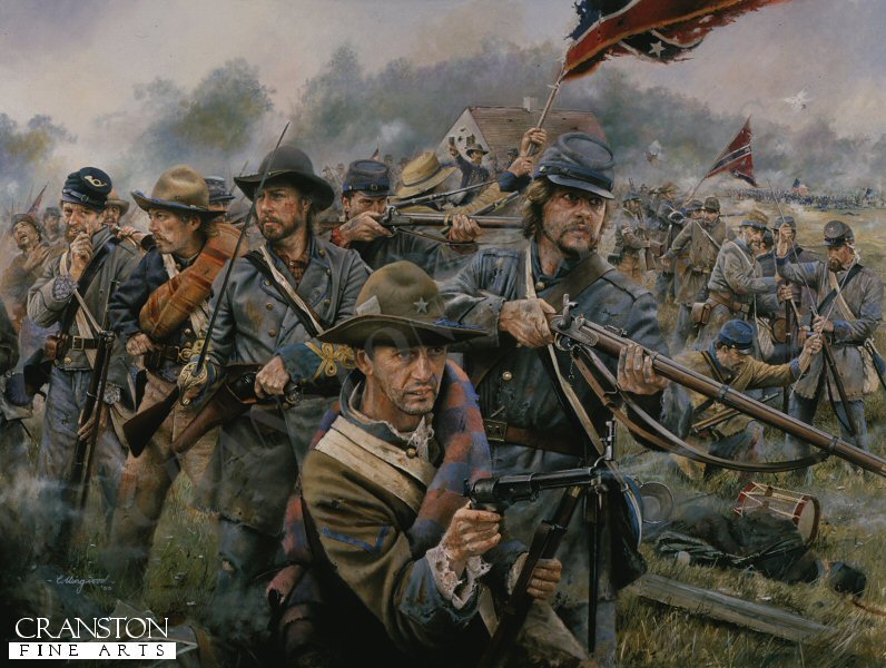 Bloodied But Unbeaten (The Battle for the Dunkard Church During the Battle of Sharpsburg, September 17th 1862) by Chris Collingwood. (GS)