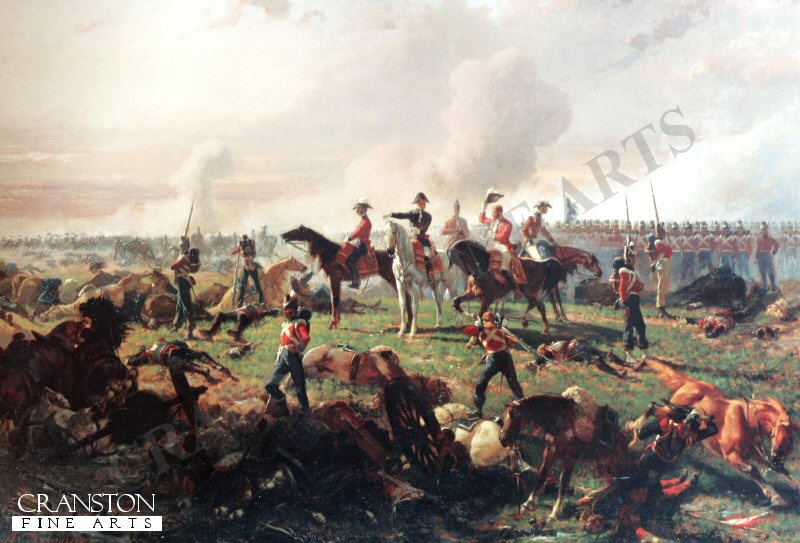 The Battle of Waterloo by Auguste Doviane (B)