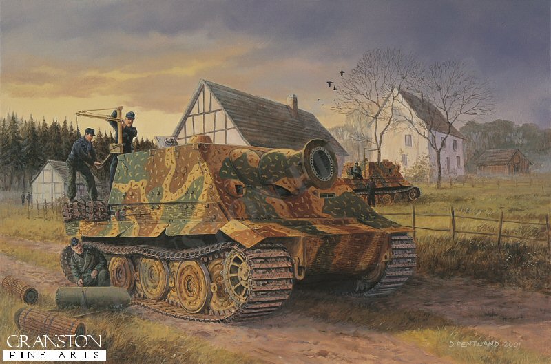 Preparing for the Day, the Reichswald, February 1945 by David Pentland. (GL)