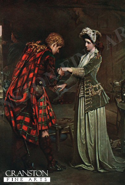 Flora MacDonalds Farewell to Bonnie Prince Charlie by George William Joy (GL)