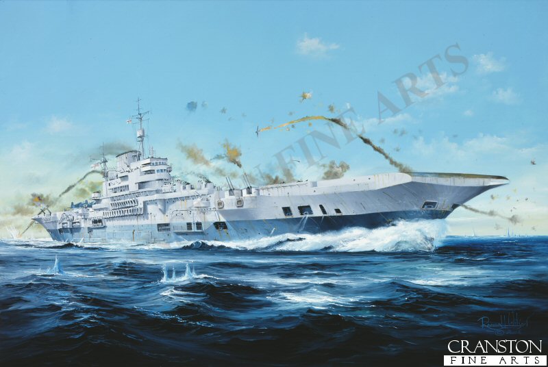 HMS Indefatigable by Randall Wilson. (AP)