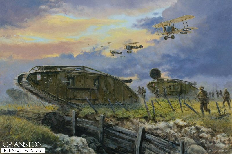 Battle of Cambrai, France, 20th November 1917 by David Pentland. (AP)