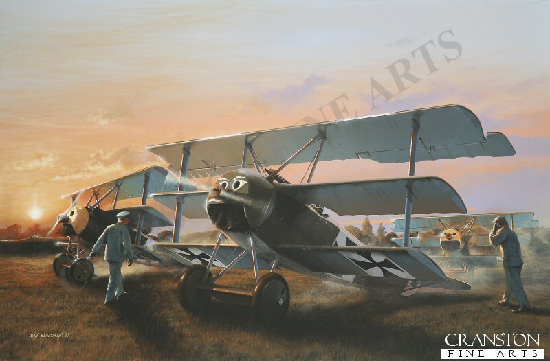 Leutnant Werner Voss by Ivan Berryman. (APD)