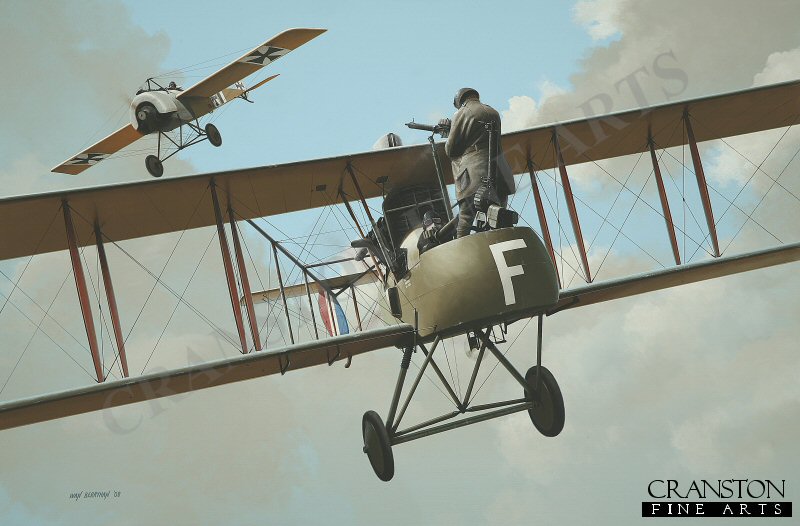 Tribute to the Air Gunners - Royal Aircraft Establishment FE2 by Ivan Berryman. (APB)