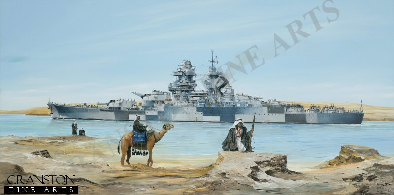 Richelieu in the Suez Canal by Randall Wilson. (GS)