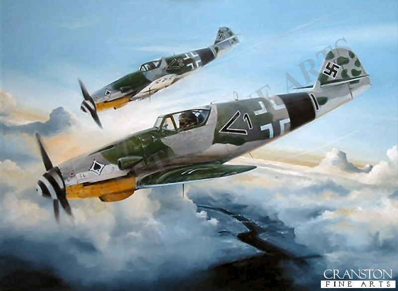 Bf109 K-4 by Randall Wilson. (GS)