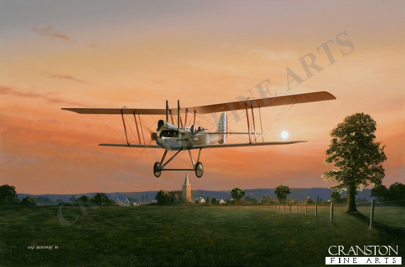 Lieutenant Croye Rothes Pithey and Lieutenant Hervey Rhodes, RE.8 by Ivan Berryman. (AP)