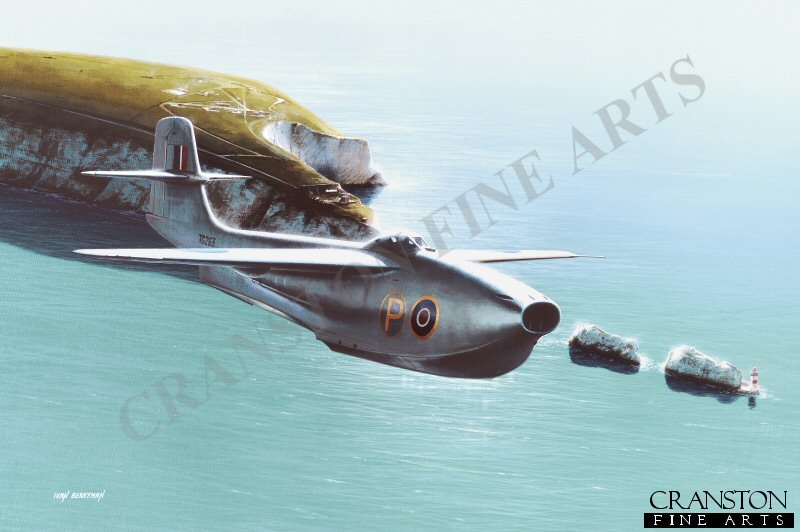 Saro SR.A1 Over the Needles by Ivan Berryman. (GS)
